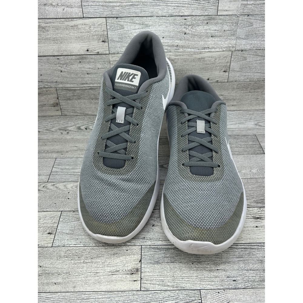 Nike Flex Experience RN 7 Women Grey White Running Shoes 908995-010 Size 12